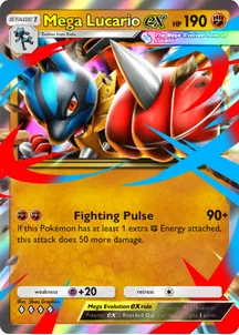 Mega Lucario ex, Deluxe Pack: Mega card 127