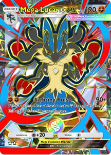 Mega Lucario ex, Deluxe Pack: Mega card 418